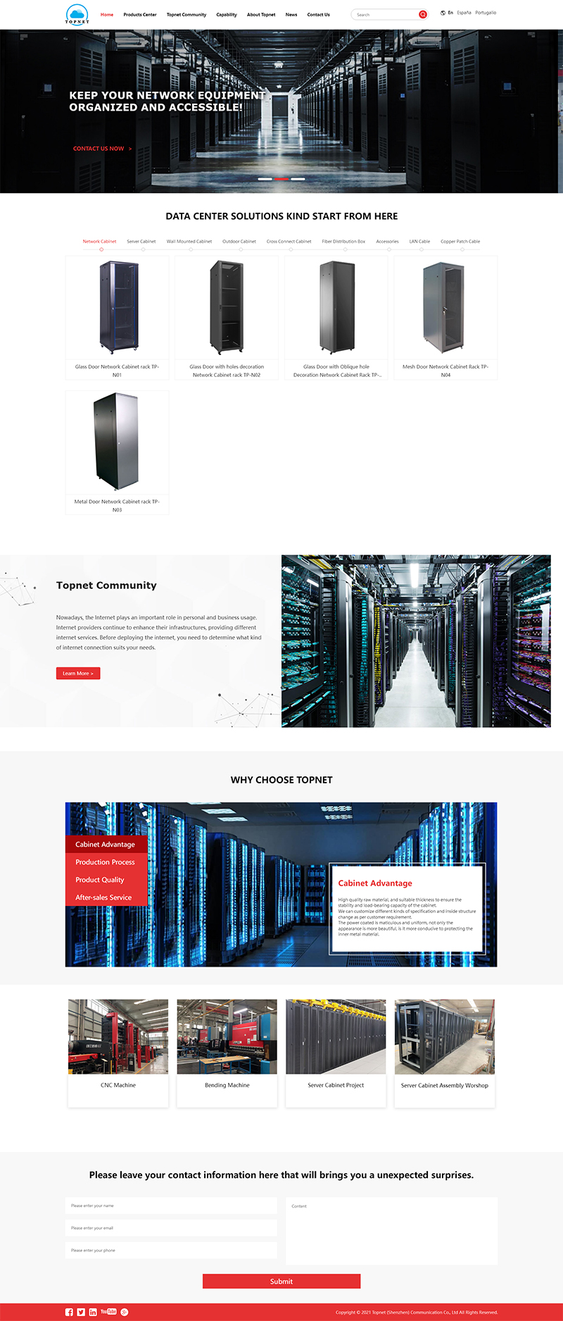 Topnet  communication