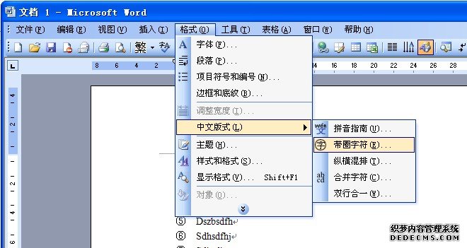 word编号10或20就没有带圆圈编号的问题解决(图1)